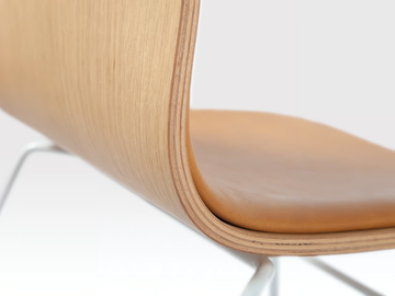 JANE - Stackable sled base chair by Liqui Contracts - view 3
